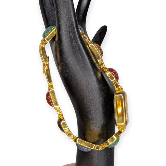 Vintage Kenneth Jay Lane KJL Women's Precious Stones Limited Edition Watch - Picture 5 of 14